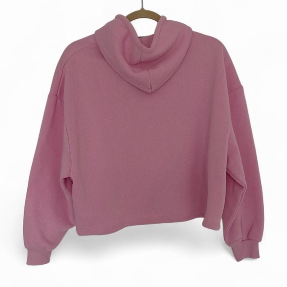 Von Dutch Pink Rhinestone Cropped Hoodie Y2K S NWT - Picture 8 of 10